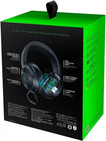 Photo de Casque Micro Razer Kraken V3 X (Noir)