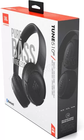 Photo de Casque Micro sans fil JBL Tune 510BT (Noir)