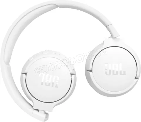 Photo de Casque Micro sans fil JBL Tune 670NC (Blanc)