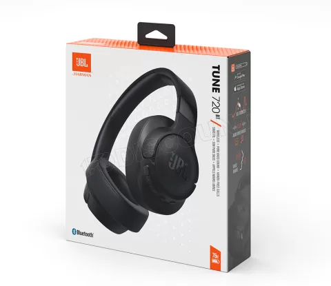 Photo de Casque Micro sans fil JBL Tune 720 (Noir)