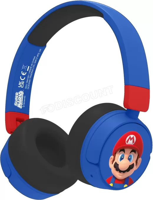 Casque sans fil pour enfant OTL Super Mario (Bleu)