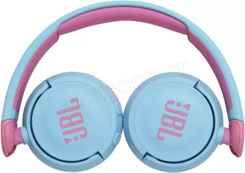 Photo de Casque sans fil pour enfants JBL JR310BT (Bleu/Rose)