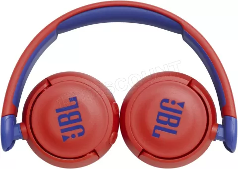 Photo de Casque sans fil pour enfants JBL JR310BT (Rouge/Bleu)