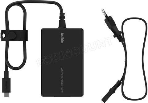 Photo de Chargeur Belkin Connect pour ordinateur portable USB-C 100W (Noir)