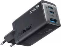 Photo de Chargeur secteur Anker 735 GaNPrime 1x USB-A + 2x USB-C 65W (Blanc)