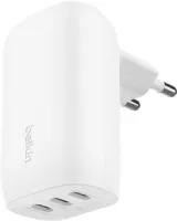 Photo de Chargeur secteur Belkin BoostCharge - 3x USB-C 67W (Blanc)