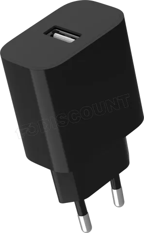 Photo de Chargeur secteur Gembird - 1x USB-A 12W (Noir)