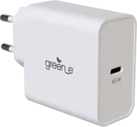 Chargeur secteur GREEN_E USB-C 65W blanc