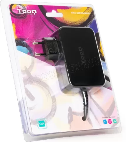 Photo de Chargeur universel Tooq pour ordinateur portable 90W 1,8m