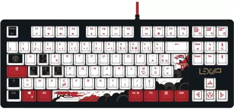 Photo de Clavier filaire Gamer Lexip x Ubisoft Assasin's Creed Shadows (Noir)