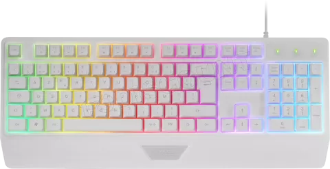 Photo de Clavier Gamer Mars Gaming MK124 RGB (Blanc)