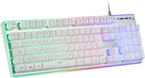 Photo de Clavier Gamer Mars Gaming MK220 RGB (Blanc)