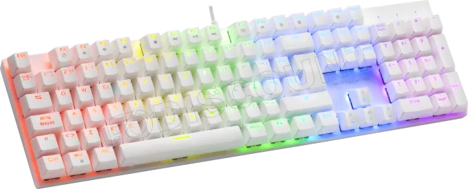 Clavier Gamer mécanique (Blue Switch) Mars Gaming MK422 RGB (Blanc)