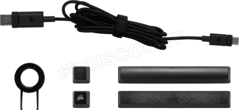 Clavier gaming mécanique filaire RGB Corsair - K65 Mini 60% - Noir