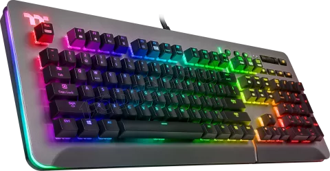 Photo de Clavier Gamer mécanique (Cherry MX Silver) Thermaltake Level 20 RGB (Gris)