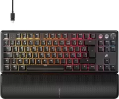 Photo de Clavier Gamer mécanique Corsair K70 Pro TKL RGB (Noir)