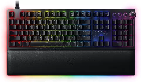 Photo de Clavier Gamer mécanique (Razer Optical Analogic) Razer Huntsman V2 Analog RGB (Noir)