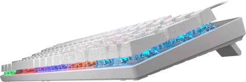 Photo de Clavier Gamer mécanique (Red Switch) Cougar Ultimus Ex RGB (Blanc)