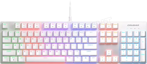 Photo de Clavier Gamer mécanique (Red Switch) Cougar Ultimus Ex RGB (Blanc)