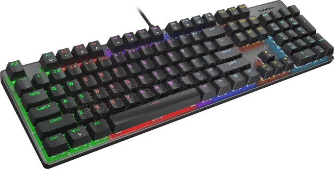 Clavier Gamer mécanique (Red Switch) Cougar Ultimus Ex RGB (Noir)