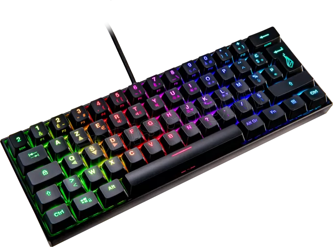 Clavier Gamer mécanique (Red Switch) Verbatim SureFire KingPin M1 RGB (Noir)