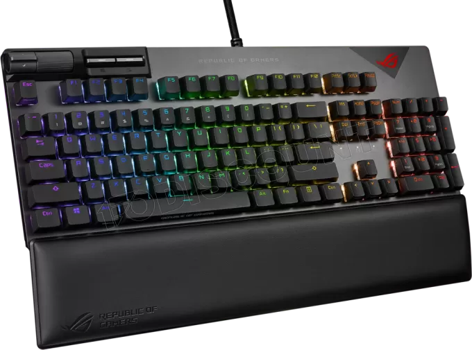 Clavier Gamer mécanique (Rog NX Red) Asus Rog Strix Flare II RGB (Noir)