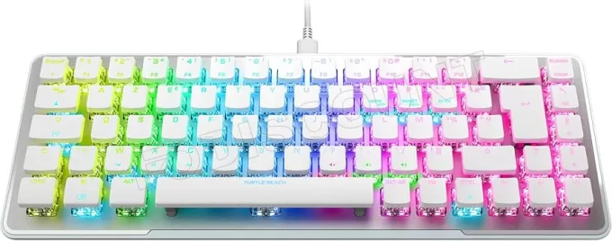 Clavier Gamer mécanique Turtle Beach Vulcan II Mini TKL RGB (Blanc)