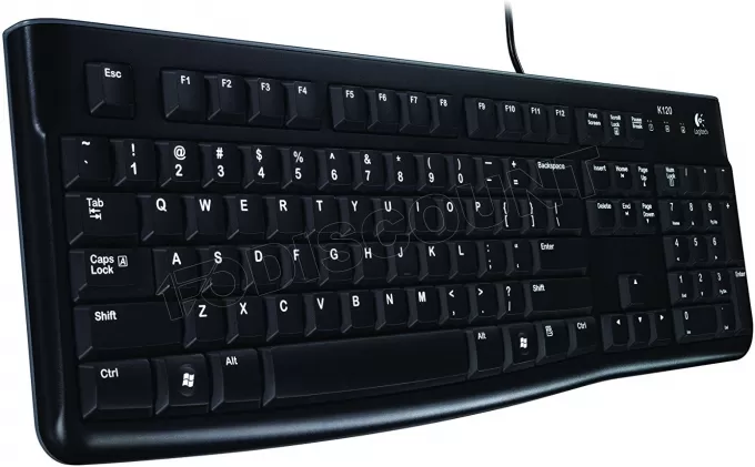 Clavier Logitech K120 Qwerty USB (OEM) (Noir)