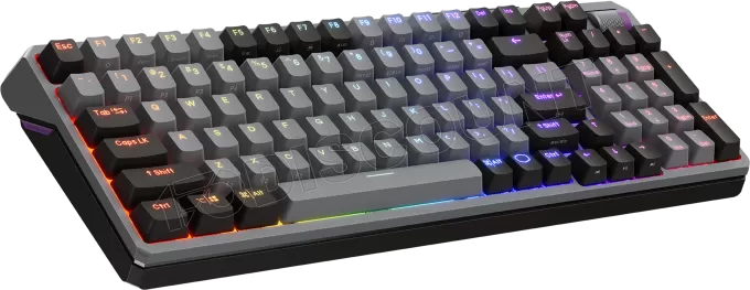 Clavier sans fil Bluetooth mécanique (Kailh Box V2 Red) Cooler Master MK770 RGB (Gris)