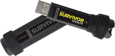 Photo de Clé USB 3.0 Corsair Flash Survivor Stealth - 128Go (Noir)