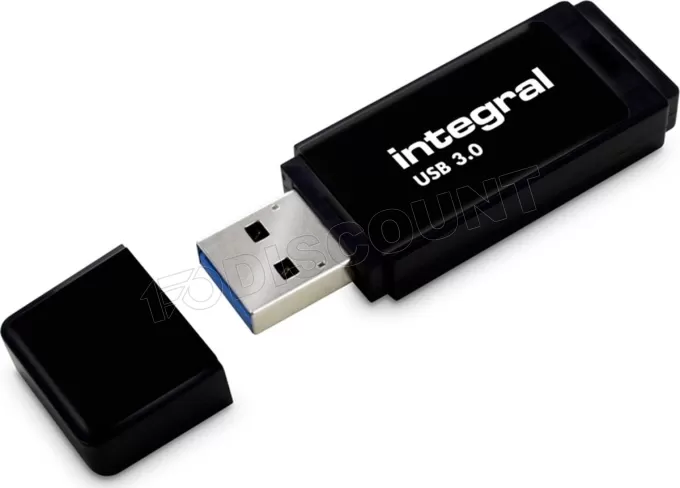 Clé USB 3.0 Integral - 64Go (Noir)