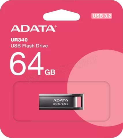 Photo de Clé USB 3.2 Adata UR340 - 64Go (Noir)