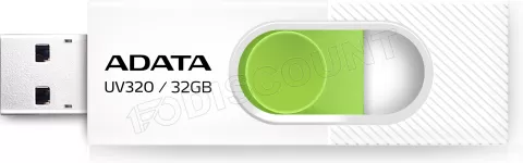 Photo de Clé USB 3.2 Adata UV320 - 32Go (Blanc/Vert)