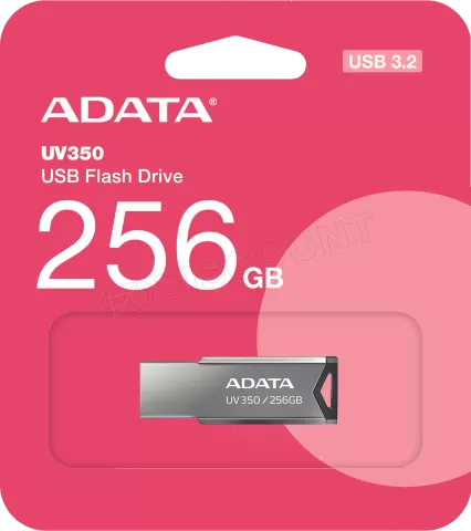 Photo de Clé USB 3.2 Adata UV350 - 256Go (Argent)