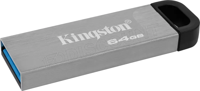 Clé USB 3.2 Kingston DataTraveler Kyson - 64Go (Gris/Noir)