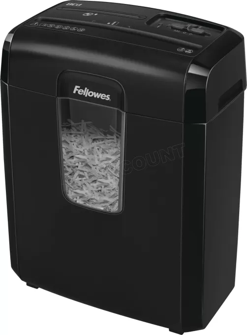 Destructeurs de documents Fellowes Powershred 8Cd Cross-Cutavec panier (Noir)