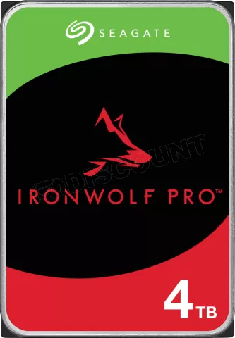 Photo de Disque Dur 3,5" Seagate IronWolf Pro 4To  - S-ATA