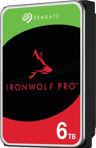 Photo de Disque Dur 3,5" Seagate IronWolf Pro 6To  - S-ATA