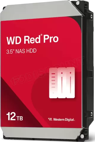 Photo de Disque Dur 3,5" Western Digital Red Pro NAS 12To 512Mo - S-ATA