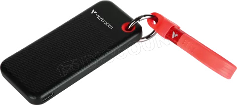 Photo de Disque SSD externe Verbatim Pocket - 1To (Noir/Rouge)