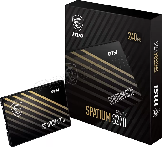 Disque SSD MSI Spatium S270 240Go - S-ATA 2,5"