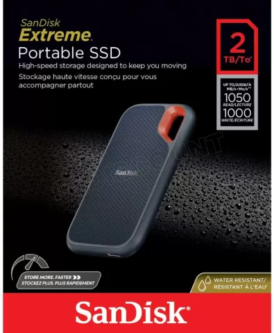 SanDisk Extreme Pro Portable SSD V2 4To au meilleur prix
