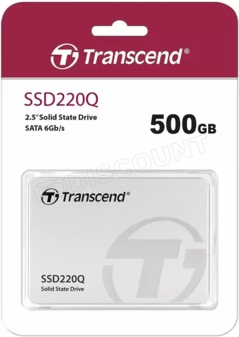 Photo de Disque SSD Transcend 220Q 500Go  - S-ATA 2,5"