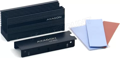 Photo de Dissipateur thermique pour SSD M.2 2280 Axagon CLR-M2XL (Noir)