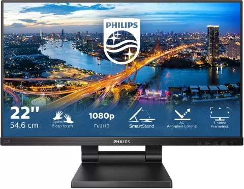 Photo de Ecran 22" Philips 222B1TC Full HD (Noir)