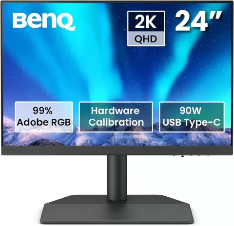 Photo de Ecran 24" BenQ SW242Q Quad HD 60Hz (Noir)