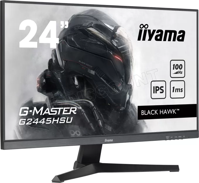 Ecran 24" Iiyama G-Master Black Hawk G2445HSU-B2 Full HD 100Hz (Noir)