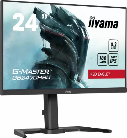 Photo de Ecran 24" Iiyama G-Master Red Eagle GB2470HSU-B6 Full HD 180Hz (Noir)