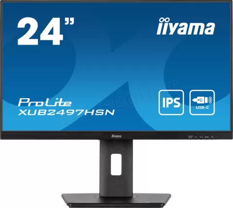 Photo de Ecran 24" Iiyama ProLite XUB2497HSN-B2 Full HD 100Hz (Noir)