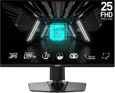 Photo de Ecran 25" MSI Gaming G255PF E2 Full HD 180Hz (Noir)